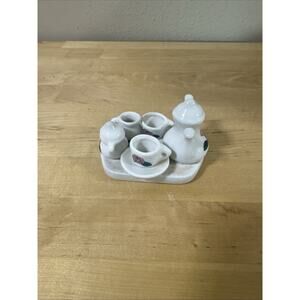Vintage one piece miniature tea set